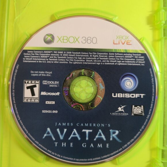 Avatar: The Game (Xbox 360) | Complete w/ Manual | Tested & Working - Picture 5 of 6